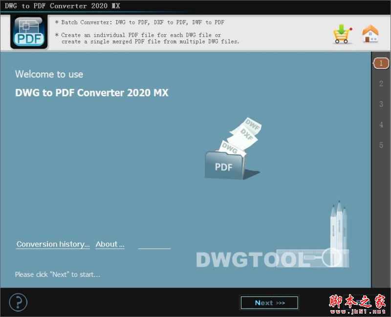 DWG to PDF Converter 2020 MX安装及激活教程(附替换补丁下载)
