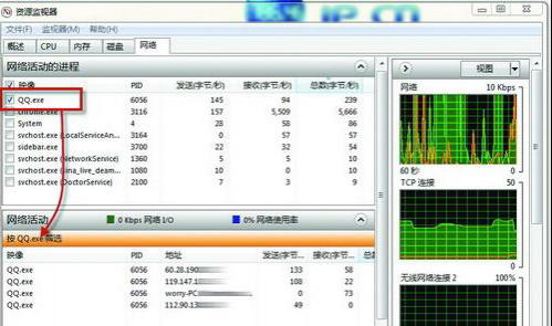 Win7系统利用自带功能找出QQ好友IP地址图文教程