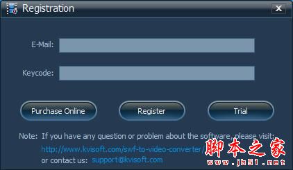 SWF视频转换工具Kvisoft SWF to Video Converter安装及激活图文教程(附注册机)