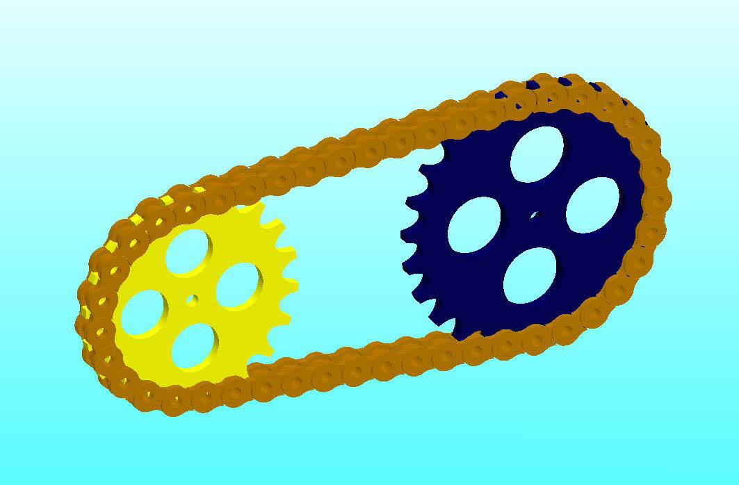 ProE怎么模拟链条传动机构? Proe链传动仿真的技巧