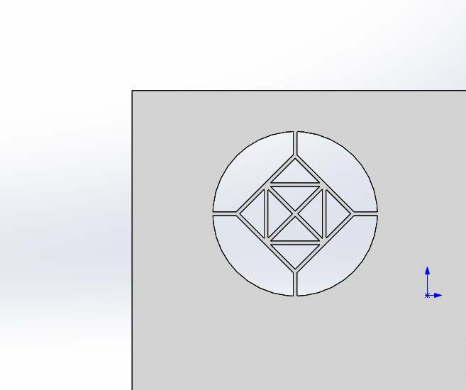 SolidWorks怎么绘制通风口的平面图?