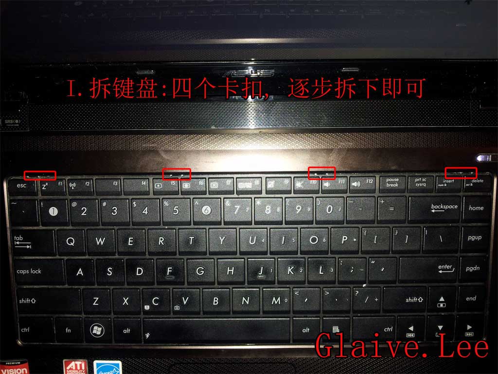 华硕 ASUS 笔记本 K42DR 拆机 清灰教程(图文详解)