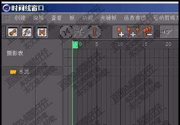 c4d怎么显示时间线窗口?