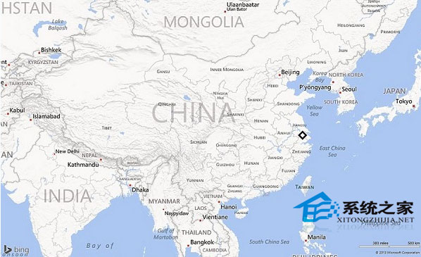 Win8自带地图程序竟然是英文的如何通过设置来转换成中文