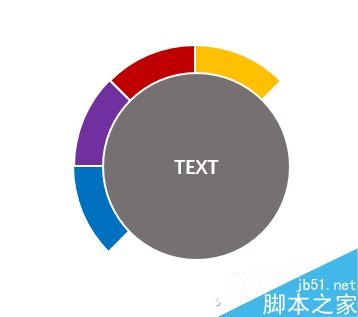 只要10分钟 PPT制作多种环形图
