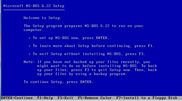 VMware 虚拟机 安装 DOS6.22（二）系统安装篇