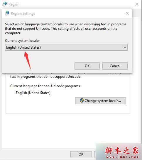 Win10英文版系统下中文软件显示为问号的解决方法