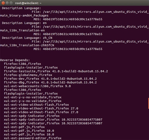 Ubuntu安装包信息如何查看
