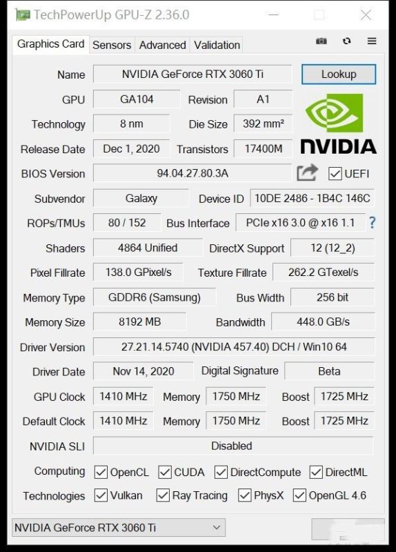 影驰RTX 3060Ti金属大师OC怎么样 影驰RTX 3060Ti金属大师OC详细评测