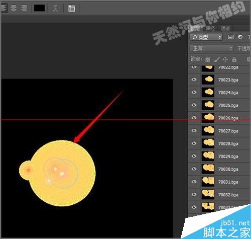 幻影粒子制作的tga序列导入ps不清楚的解决办法