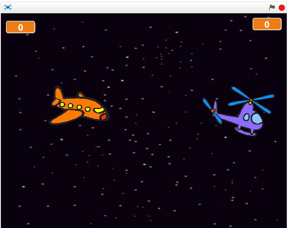 Scratch怎么制作飞机大战? Scratch飞机大战小游戏的实现方法