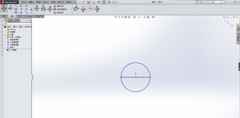 SolidWorks怎么创建三维圆球?