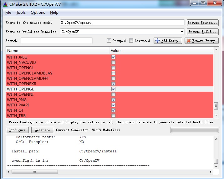 Windows环境下配置Qt 5.8+opencv 3.1.0开发环境的方法