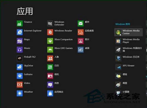 让Win8的Metro界面开始菜单显示更多的程序的方法