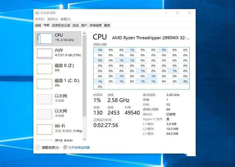 AMD最牛处理器手撕Intel ThreadRipper 2990WX详细图文评测