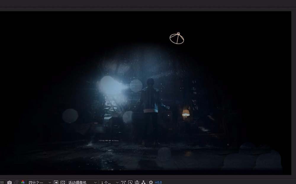 ae怎么制作梦幻朦胧效果的灯光?
