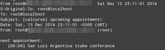 在Linux上使用calcurse设置提醒事项的教程