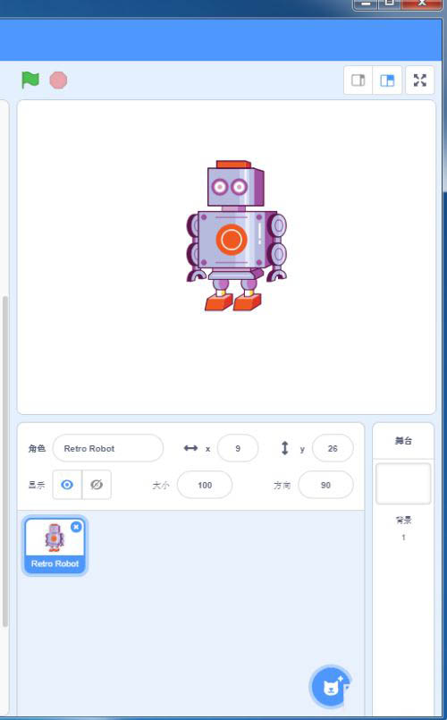 scratch3怎么制作机器人跟随鼠标移动效果? scratch鼠标跟随技巧