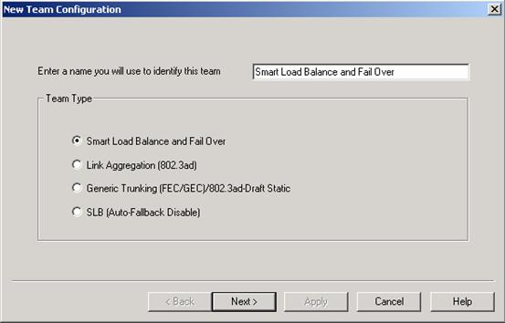 Win2000/2003 Broadcom 网卡 teaming 配置手册