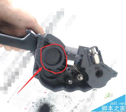 三星4521打印机墨粉用尽怎么硒鼓加墨粉?