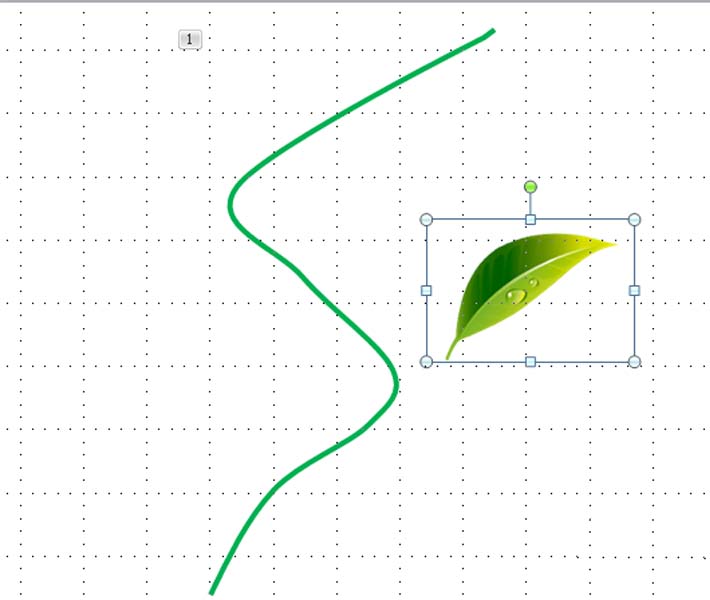 ppt怎么制作一个树藤张叶子的动画?