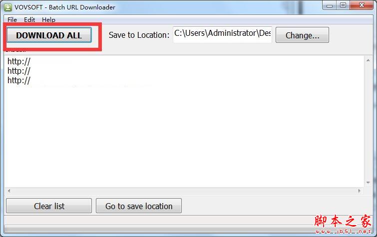 URL批量下载软件Batch URL Downloader安装及使用教程