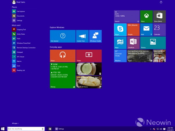 Win10 Build 9926有哪些变化？Windows 10 9926界面赏析