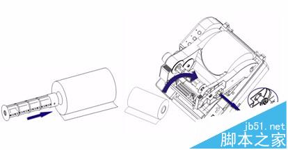 北洋条码2100e打印机怎么自己更换色带?