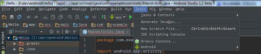 AndroidStudio打开DDMS的两种方法