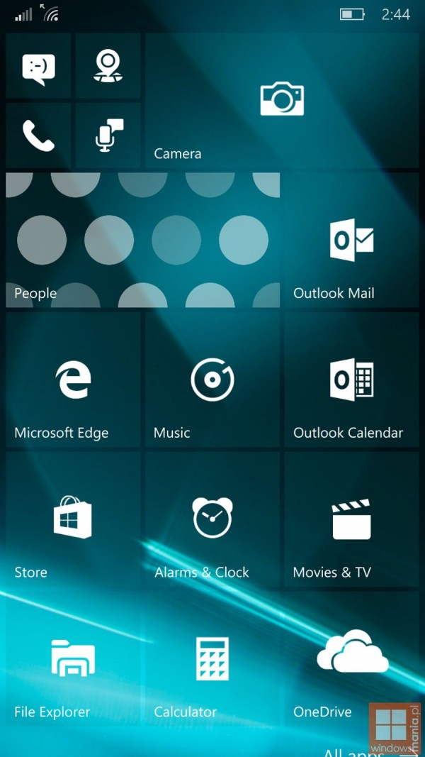 Windows 10  Build 10162手机版运行截图曝光 全新壁纸亮相