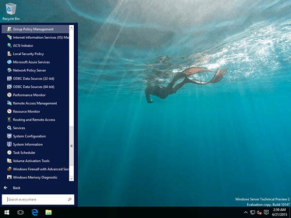 Win10 Server预览版10147大量截图曝光