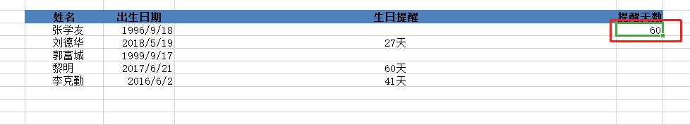 WPS表格如何设置员工生日提醒表?