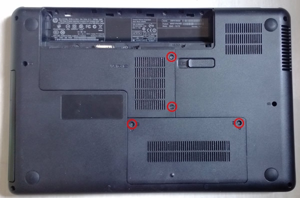惠普笔记本HP CQ42-151TX拆机除尘图文教程