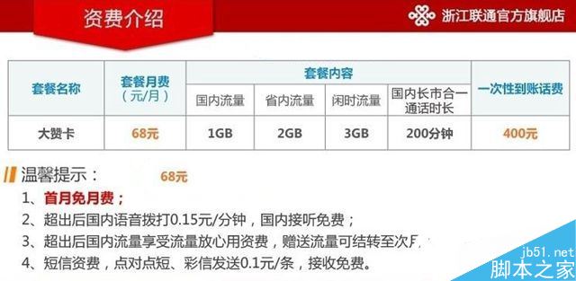 京东大赞卡怎么样  京东大赞卡资费详情介绍