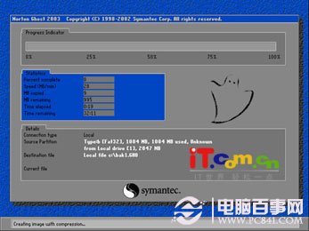 Ghost对硬盘进行备份克隆操作过程图解