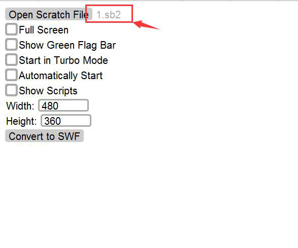 scratch文件怎么转换成swf格式? scratch转换格式的技巧