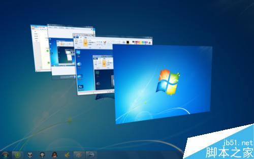 win7 怎么快速切换工作界面?
