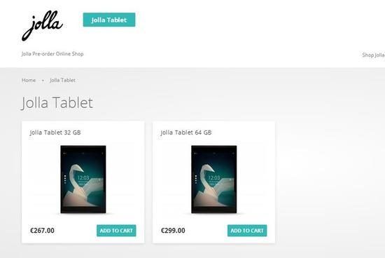 搭载最新Sailfish OS系统的Jolla Tablet平板电脑全球开始预定