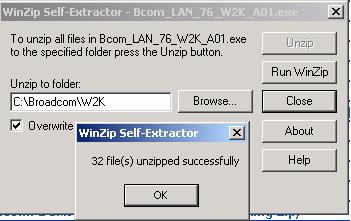 Win2000/2003 Broadcom 网卡 teaming 配置手册