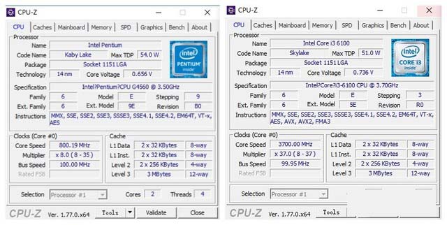 奔腾G4560和i3 6100哪个更值得入手？奔腾G4560与i3-6100对比评测图解(实测)