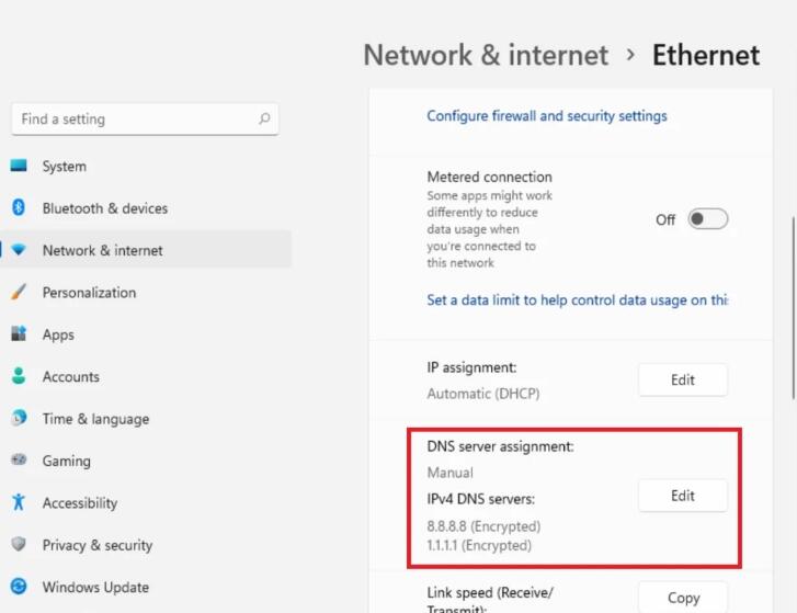 Win11 支持私密 DNS-over-HTTPS（DoH） 附启用教程