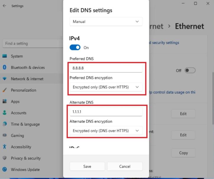 Win11 支持私密 DNS-over-HTTPS（DoH） 附启用教程