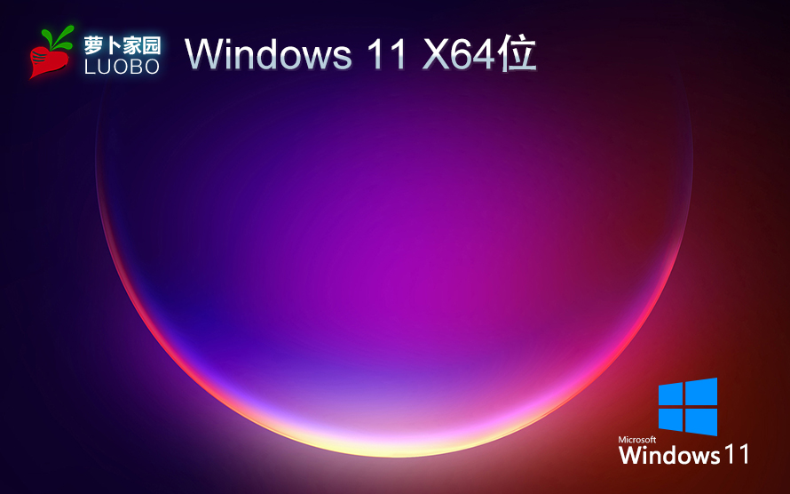 萝卜家园WIN11专业版下载  X64位正式版 V2023系统下载