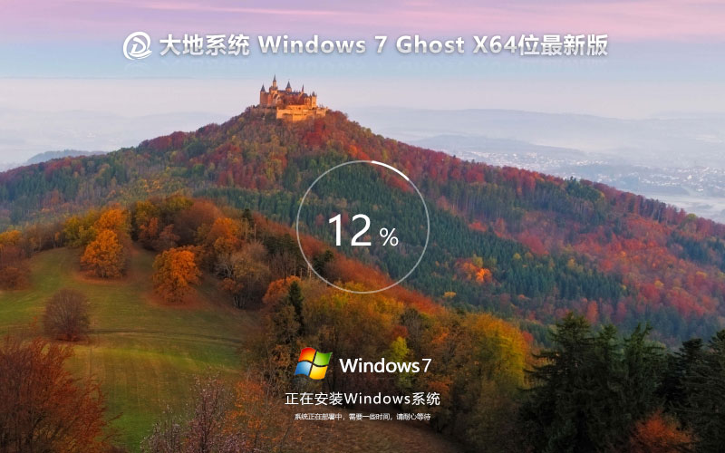 windows7专业版下载 大地系统 x64位下载 windows7系统安装 