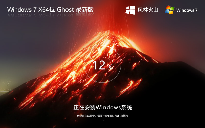 风林火山win7企业版 64位加强版 免激活工具 笔记本专用Win7系统下载