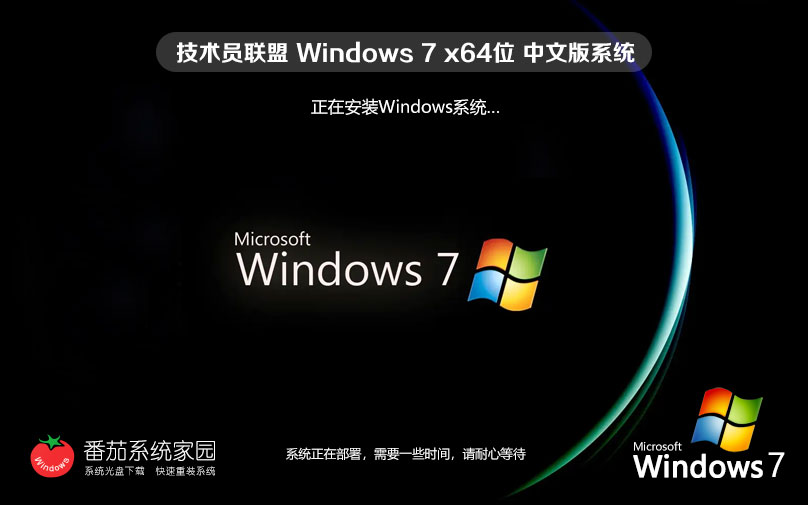 技术员联盟Windows7专业版 64位完美专业版 官网镜像下载 v2023