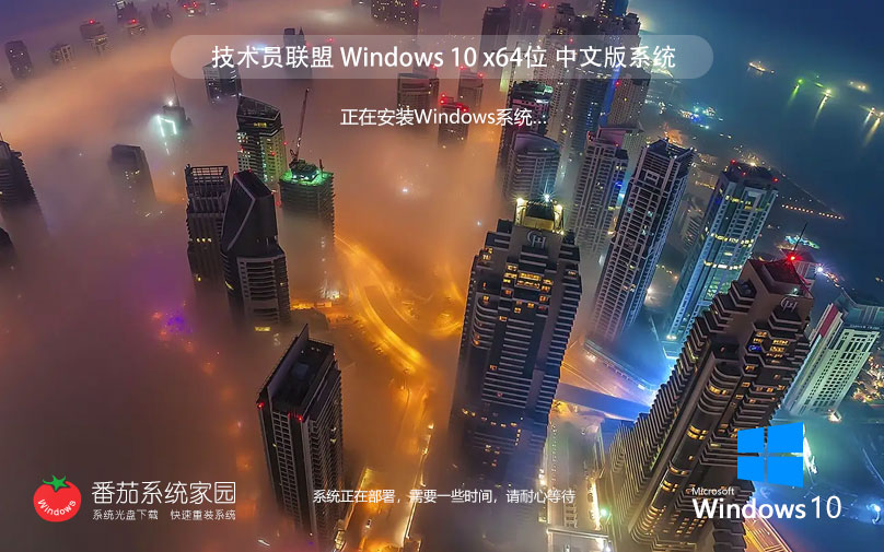 技术员联盟Win10旗舰版下载 x64位笔记本专用 ghost镜像 免激活下载