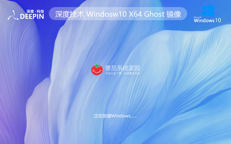 深度技术windows10下载 64位家庭版数字激活版 ghost镜像 ISO v2023