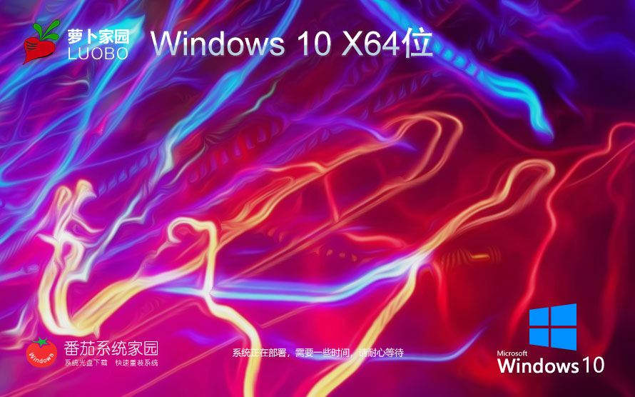 Windows10企业版下载 萝卜家园x64最新版 戴尔笔记本专用系统 v2023