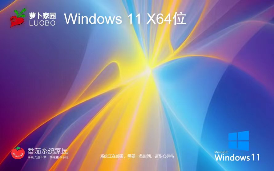 Windows11游戏专用系统 萝卜家园x64位装机版下载 ghost系统 ISO镜像 宏基电脑专用下载